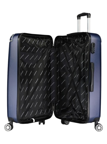 Canadian Peak 3-delige hardcase-trolleyset "Softlesseak" donkerblauw