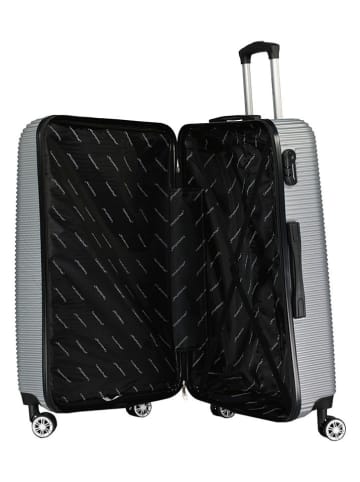Canadian Peak 3tlg. Hardcase-Trolleyset "Solomuneak" in Silber