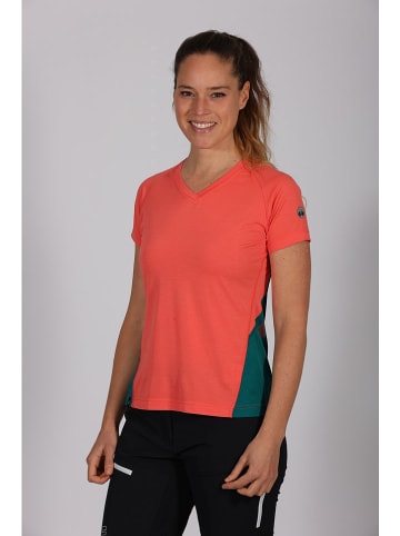 Maul Sport Functioneel shirt "Soinwand 4 fresh" roze/turquoise