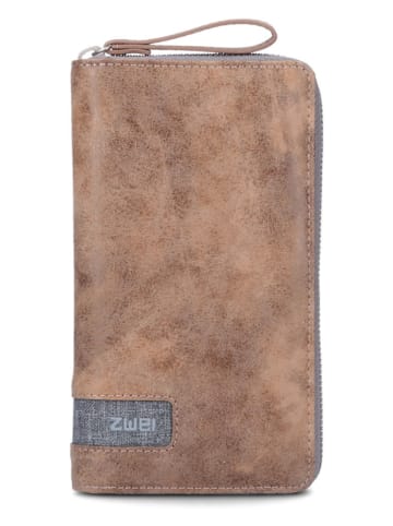 Zwei Geldbörse in Beige - (B)11 x (H)19 x (T)3 cm