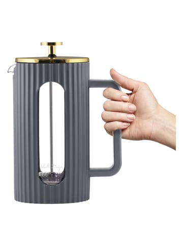 Vialli Design French-Press grijs - 1 l