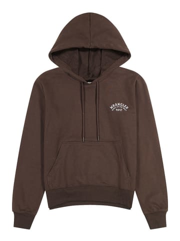 Wrangler Hoodie in Braun