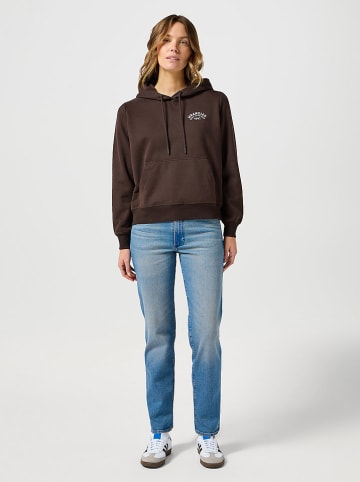 Wrangler Hoodie bruin