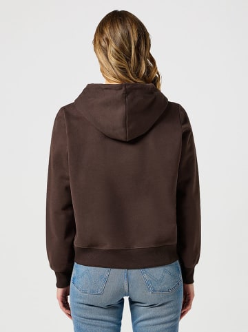 Wrangler Hoodie bruin