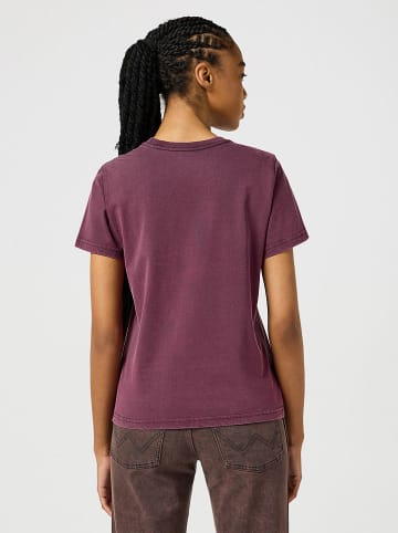 Wrangler Shirt auberginekleurig