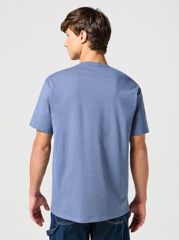 Wrangler Koszulka w kolorze błękitnym