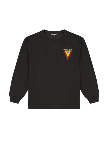 Wrangler Sweatshirt in Schwarz