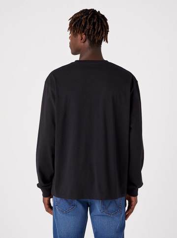Wrangler Sweatshirt in Schwarz