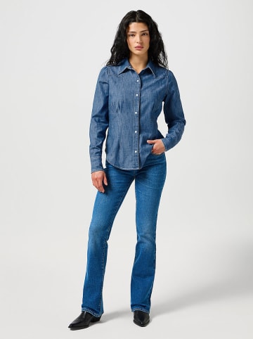 Wrangler Koszula dżinsowa - Slim fit - w kolorze niebieskim