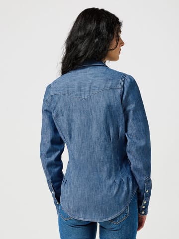 Wrangler Koszula dżinsowa - Slim fit - w kolorze niebieskim