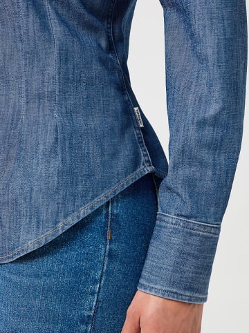 Wrangler Spijkerblouse - slim fit - blauw
