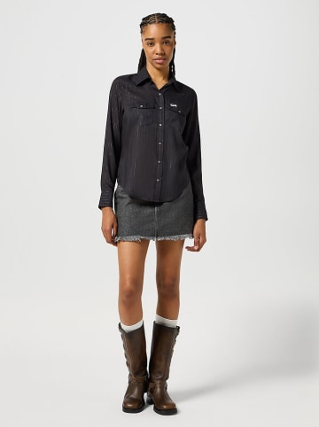 Wrangler Jeans-Hemd - Regular fit - in Schwarz