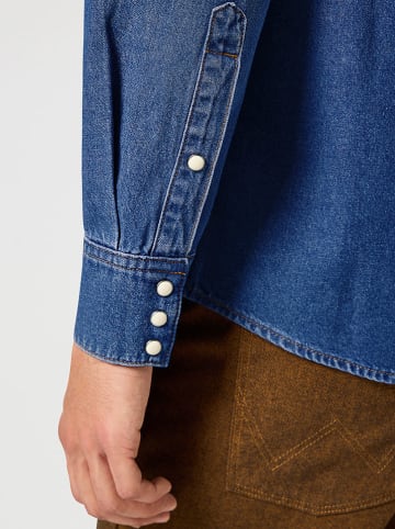 Wrangler Koszula dżinsowa - Regular fit - w kolorze niebieskim