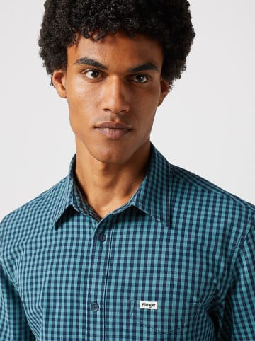 Wrangler Hemd - Regular fit - in Türkis