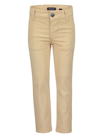 Blue Seven Spodnie chino w kolorze beżowym