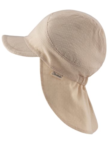 Sterntaler Schirmmütze "Pünktchen" in Beige