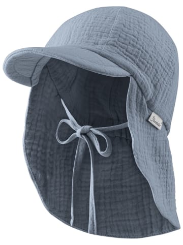 Sterntaler Schirmmütze "Musselin" in Blau