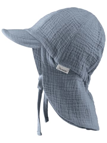 Sterntaler Schirmmütze "Musselin" in Blau