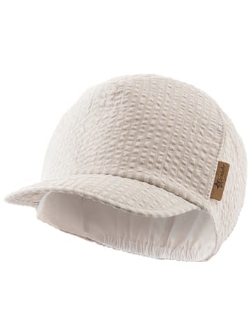 Sterntaler Schirmmütze "Streifen" in Beige