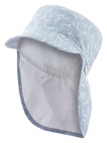 Sterntaler Pet met nekbescherming "Walvis" lichtblauw