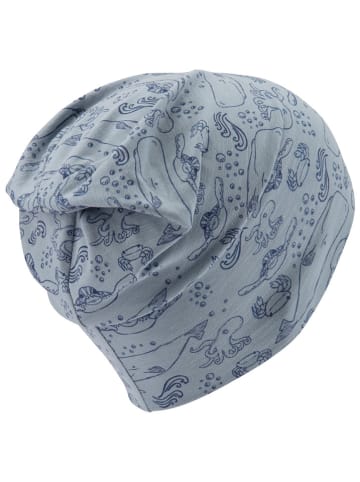 Sterntaler Beanie "Wassertiere" in Blau