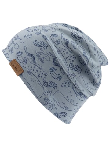 Sterntaler Beanie "Wassertiere" in Blau