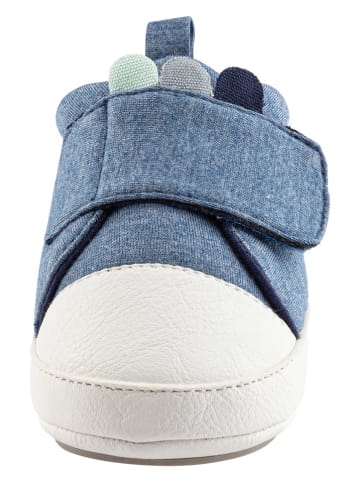 Sterntaler Sneakers "Dinozacken" in Blau/ Weiß
