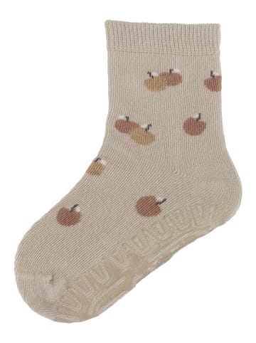 Sterntaler ABS-Socken "Äpfel" in Beige