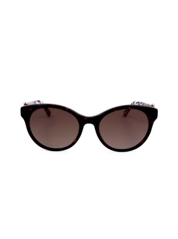 Love Moschino Damen-Sonnenbrille in Braun/ Schwarz