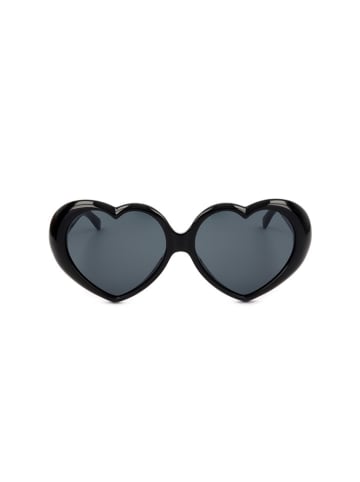 Moschino Damskie okulary przeciwsłoneczne w kolorze granatowo-czarnym