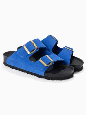BAYTON Leren slippers "Atlas" blauw