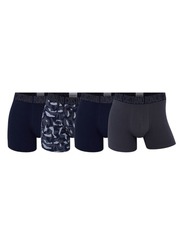 CR7 4er-Set: Boxershorts in Dunkelblau