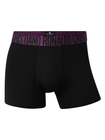 CR7 2-delige set: boxershorts zwart/paars