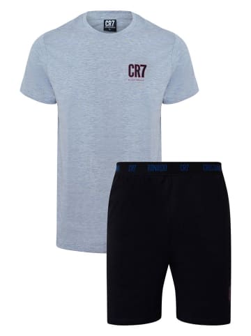 CR7 Pyjama lichtblauw/zwart