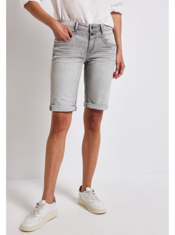 Street One Jeans-Bermudas in Hellgrau