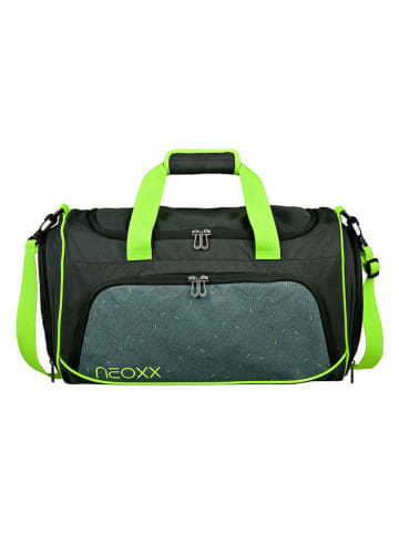 neoxx Sporttasche "BOOM!" in Anthrazit/ Schwarz - (L)43,5 x (H)26 x (T)24 cm