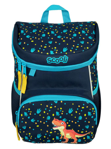 SCOOLI Rucksack "Domi Dino" in Dunkelblau - (B)21 x (H)28 x (T)11 cm