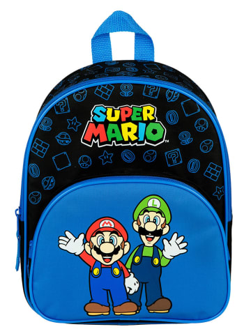 Undercover Plecak "Super Mario" w kolorze granatowym ze wzorem - 25,5 x 30,5 x 10 cm