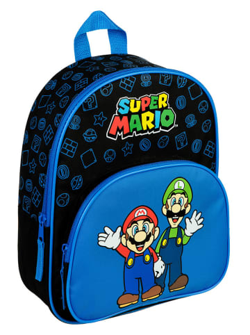 Undercover Plecak "Super Mario" w kolorze granatowym ze wzorem - 25,5 x 30,5 x 10 cm