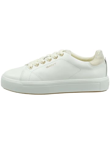 GANT Footwear Leder-Sneakers "Avino" in Weiß/ Creme