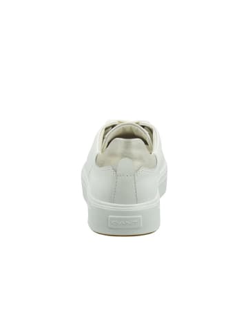 GANT Footwear Leder-Sneakers "Avino" in Weiß/ Creme