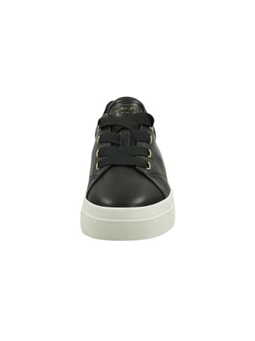 GANT Footwear Leder-Sneakers "Avona" in Schwarz