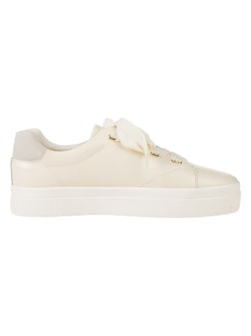 GANT Footwear Leder-Sneakers "Avona" in Creme
