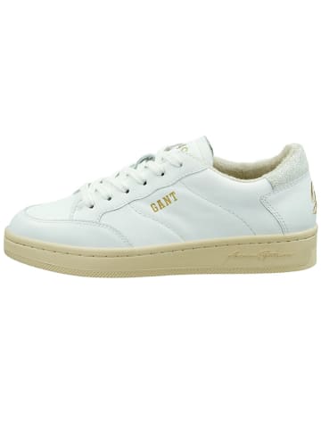 GANT Footwear Leder-Sneakers "Prepla" in Weiß
