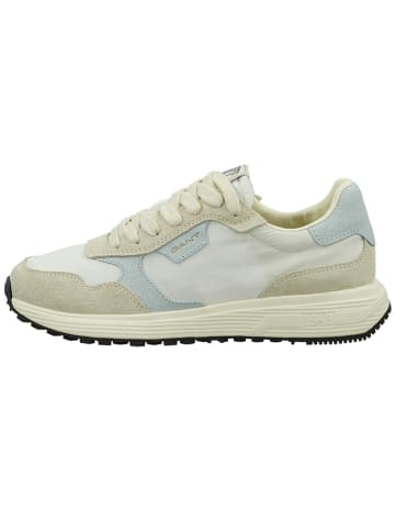 GANT Footwear Leren sneakers "Beywin" beige/wit/lichtblauw