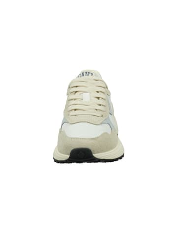 GANT Footwear Leder-Sneakers "Beywin" in Beige/ Weiß/ Hellblau