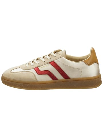 GANT Footwear Leren sneakers "Cuzima" beige/rood