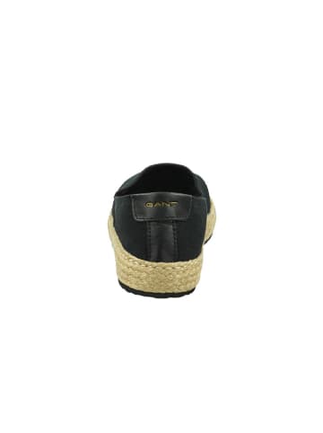GANT Footwear Espadryle "Raffiaville" w kolorze czarnym