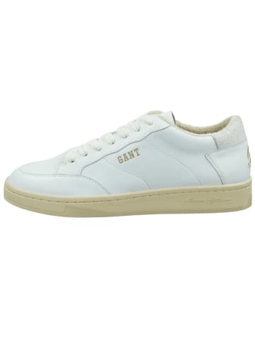 GANT Footwear Leder-Sneakers "Prepus" in Weiß