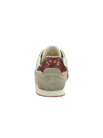 GANT Footwear Leder-Sneakers "Baylle" in Beige/ Schwarz